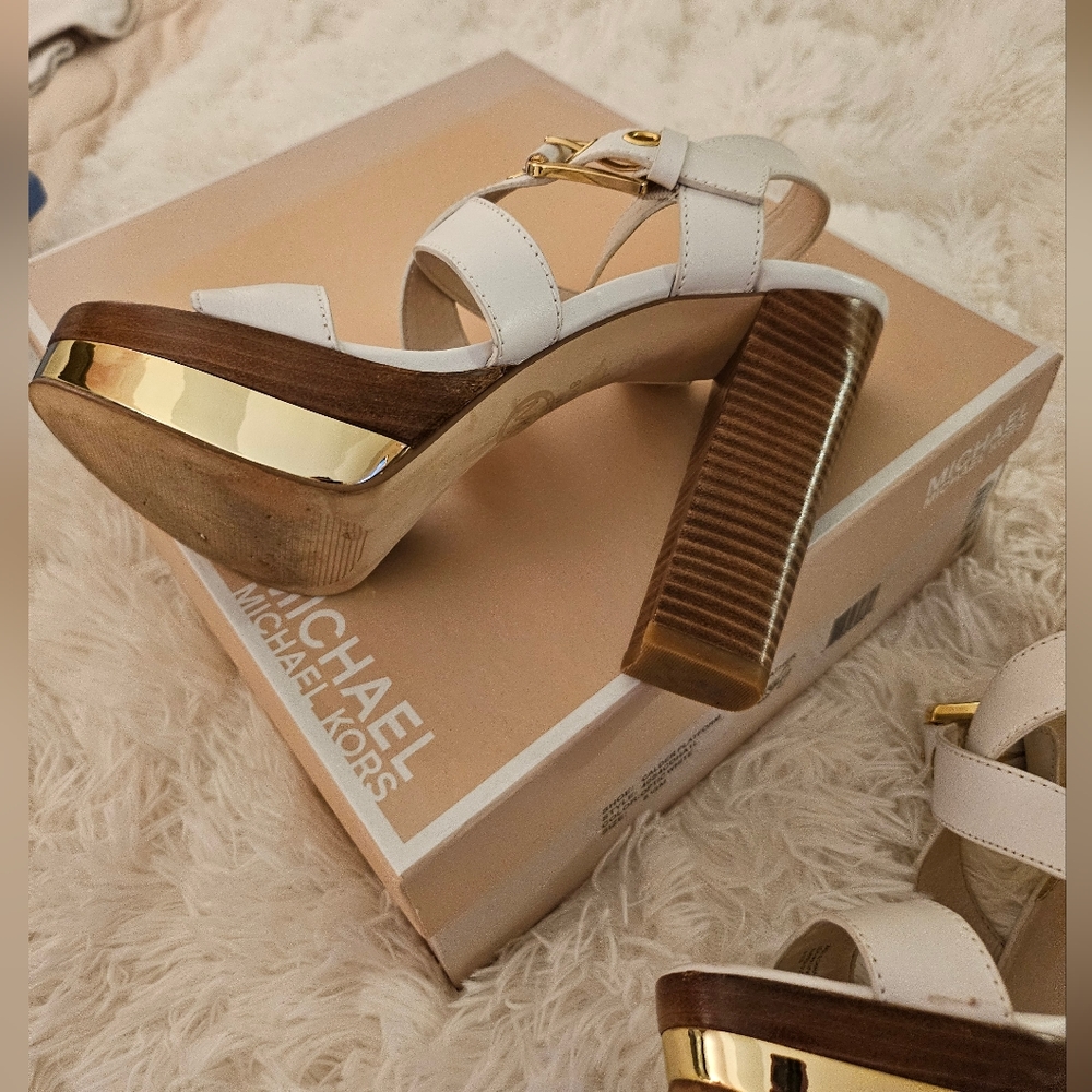Michael Kors High Heeled Platform Sandal